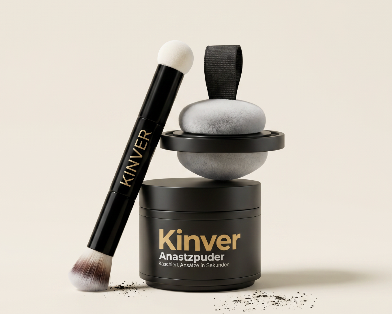 Premium Ansatzpuder von Kinver® Wasserfeste Qualität