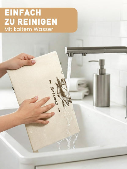 Kinver BeeFresh™️    Premium-Brotbeutel aus Baumwolle und Bienenwachs